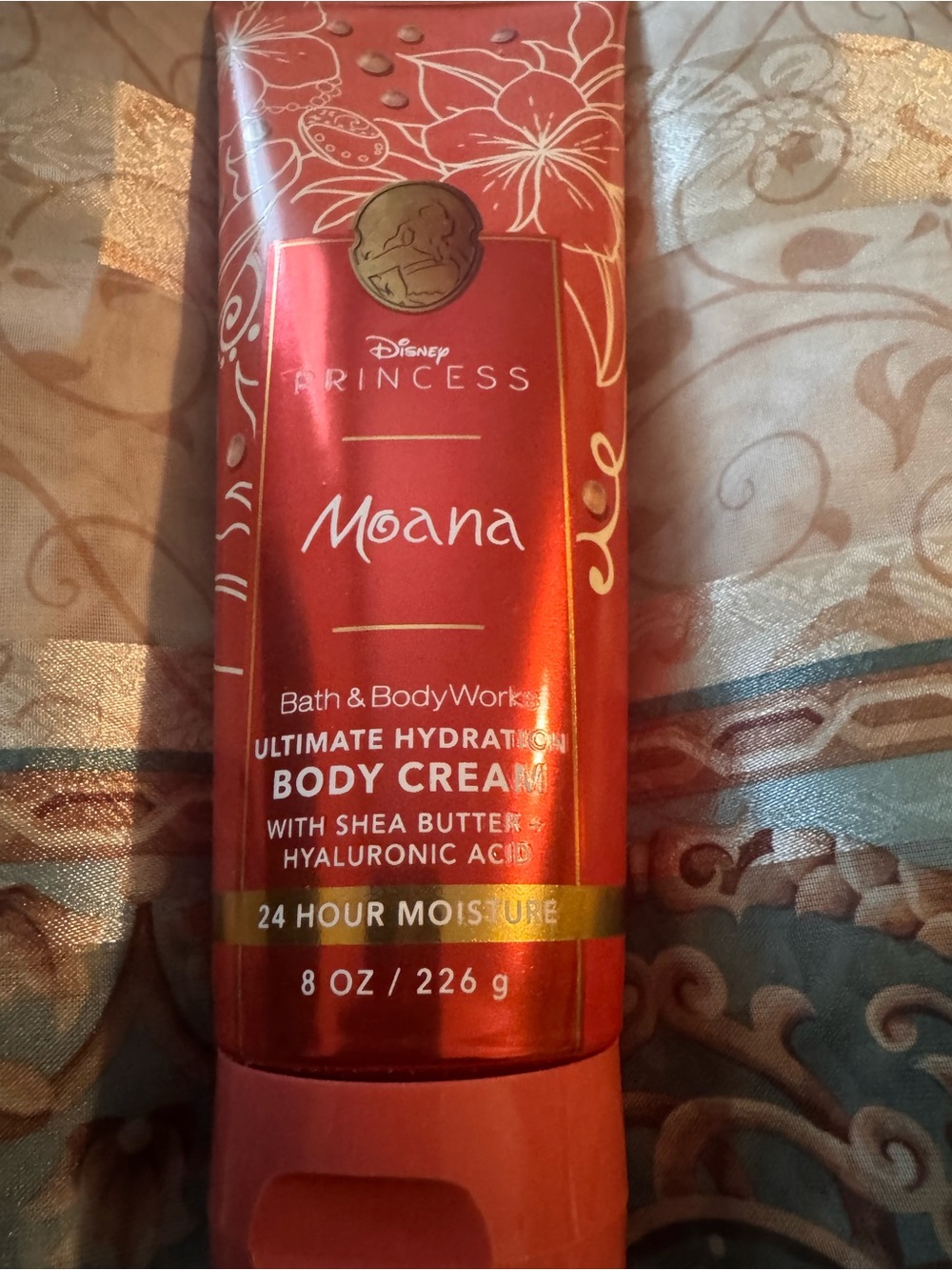Bath & Body Works Moana Princess Ultimate Hydration Body Cream - Red and Gold